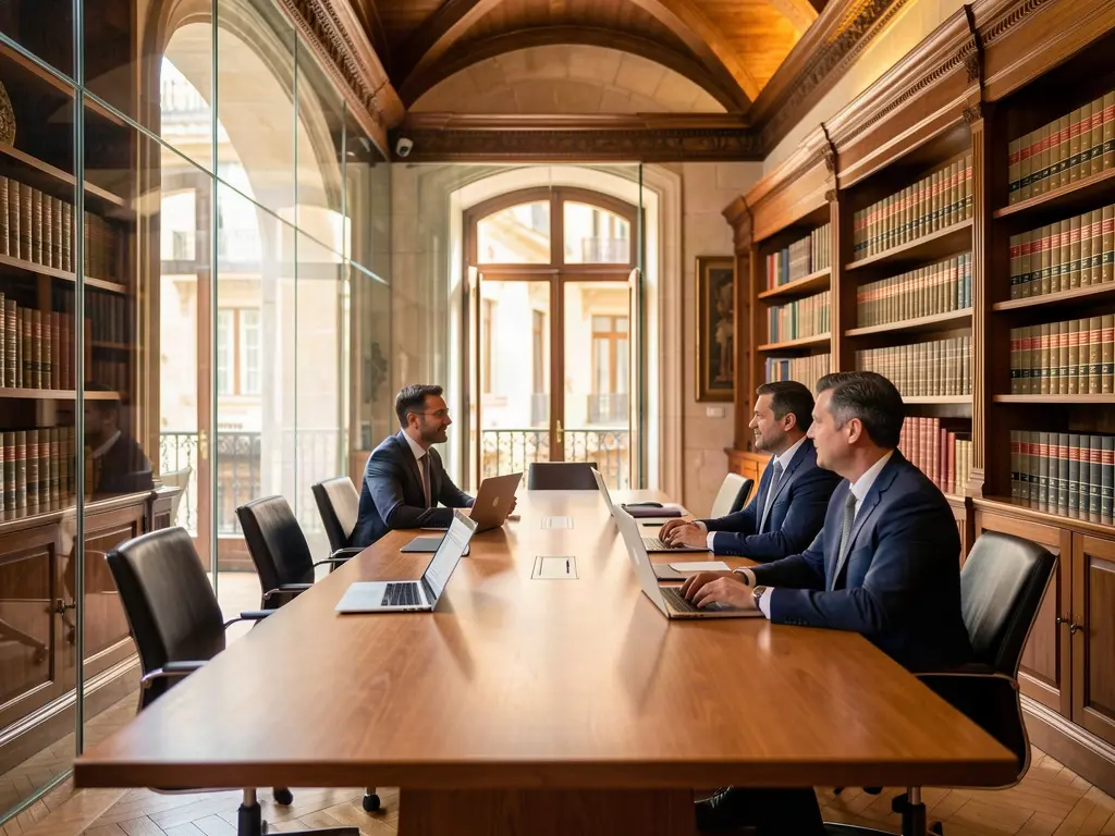 Sala de reuniones del despacho